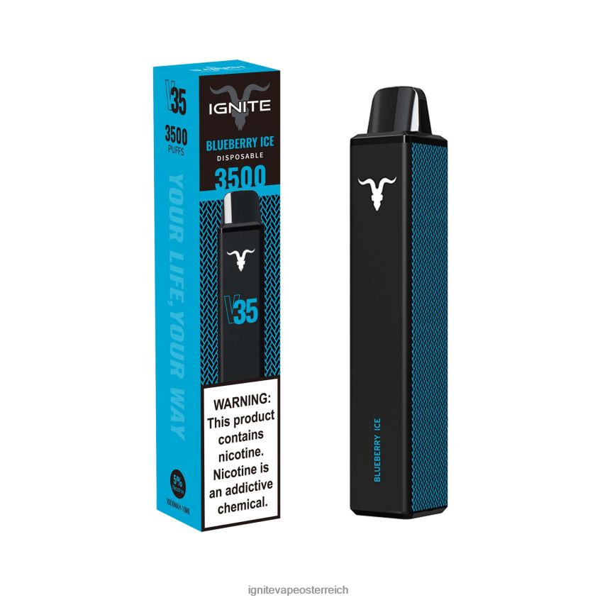 Best IGNITE Flavors - IGNITE V35 Vape-Stift 02LT00130 Blaubeereis