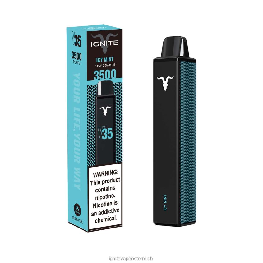 IGNITE Austria - IGNITE V35 Vape-Stift 02LT00134 eisige Minze