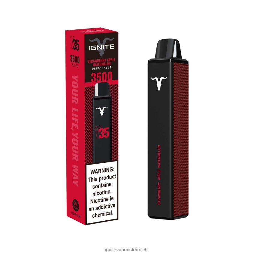 IGNITE Pods For Sale - IGNITE V35 Vape-Stift 02LT00137 Erdbeer-Apfel-Wassermelone