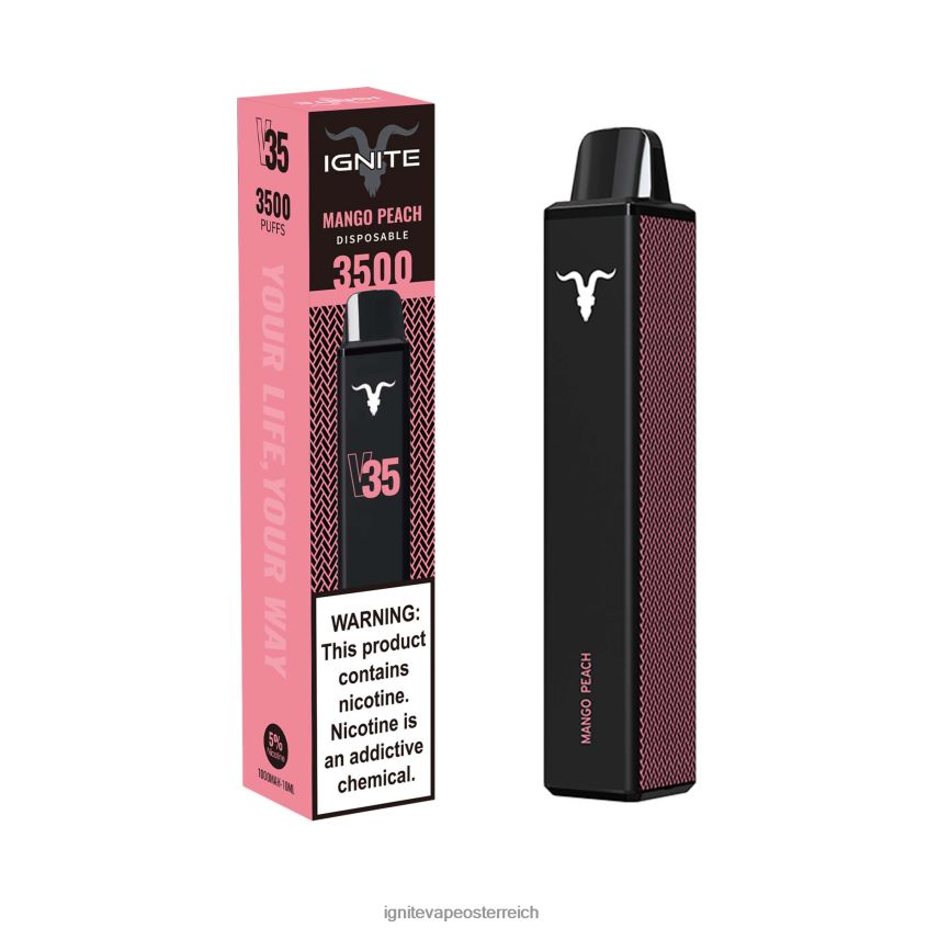 IGNITE Preise - IGNITE V35 Vape-Stift 02LT00135 Mango-Pfirsich